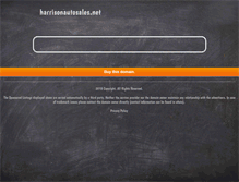 Tablet Screenshot of harrisonautosales.net